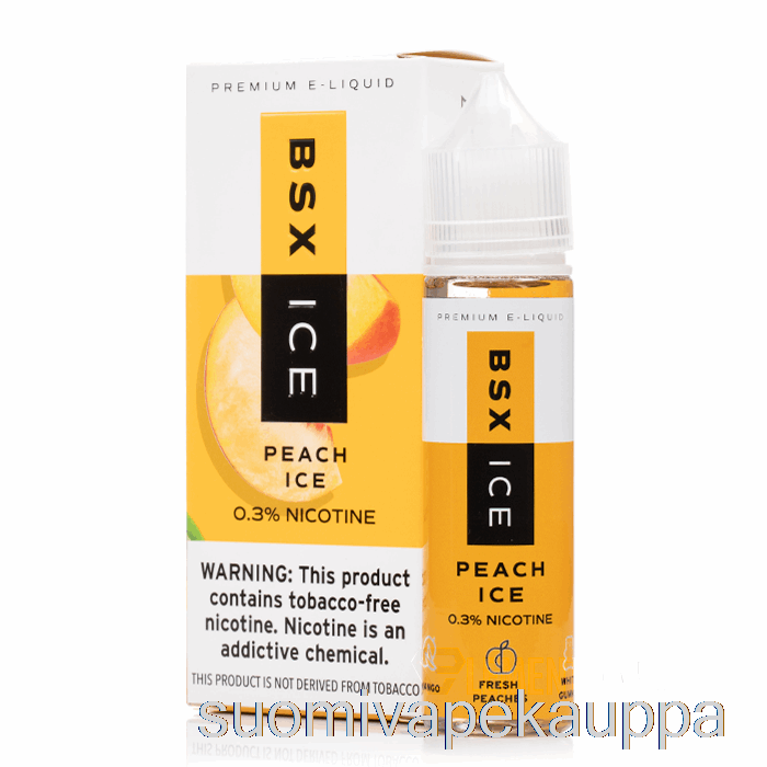 Vape Box Persikkajää - Bsx Jää - 60ml 3mg